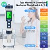 5 in 1 PH Meter for Water, PH/TDS/EC/Temp/Salt Meter, Salt Tester for Saltwater Pool, 0.01 Resolution High Accuracy Digital PH Tester for Hydroponics, Water, Wine, Aquariums and Fish Tank