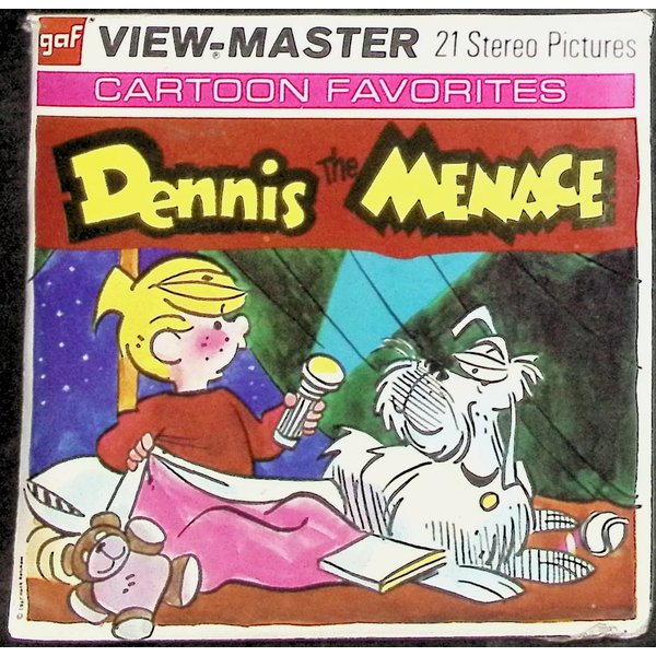 AFG Dennis The Menace Viewmaster Reels Cartoon Favorites