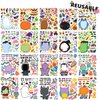 JOYIN 20 Pcs Make-a-face Sticker Sheets Make Your Own Halloween Characters Mix and Match Sticker Sheets, Bonus with Coloring Sheets, 10 Scratch Cards, 8 Sticker Sheets, Halloween Party Favor Supplies