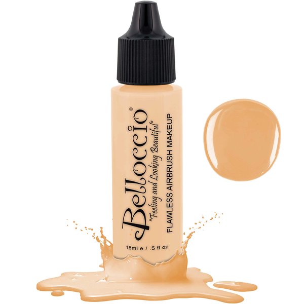 Belloccio's Professional Cosmetic Airbrush Makeup Foundation 1/2oz Bottle: Vanilla