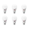 SYLVANIA Dusk to Dawn A19 LED Light Bulb with Auto On/Off Light Sensor, 60W=9W, 800 Lumens, 2700K, Soft White - 6 Pack (41257)