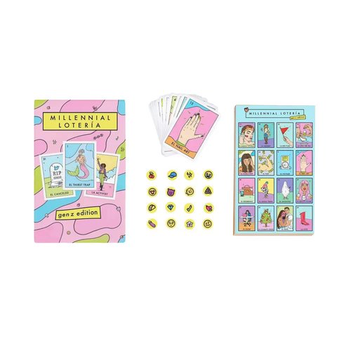 Blue Star Press Millennial Loteria Board Game: Gen Z Edition