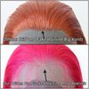 zigzag hair Hot Pink Wig Long Straight Rose Red Pink Synthetic Lace Front Wigs Pre Plucked with Natural Hairline for Fashion Women Heat Resistant Hair Glueless Synthetic Lace Wig (Hot Pink)
