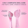 FOREO ISSA 3 Pink, Rechargeable Electric Ultra-Hygienic Sonic Toothbrush with Silicone & PBT Polymer Bristles