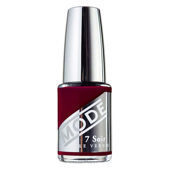 MODE Blood Red Nail Lacquer DIABLO Long Wear Nail Polish Color, High Gloss Shine, Chip Resistant Strength, Nourishing Natural Nail Care Protection, Made in NY USA