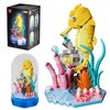 Mould King Underwater World Building Block Set with Music Display Box Sea Creatures Building Blocks Kit Collectible Ocean Animal Educational Toys for Kids Boys Girls Age 8+, 10100
