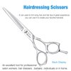 JASON 6 Inch Left Handed Barber Hair Cutting Scissors Professional Salon Shears Razor Edge Hairdressing Scissor Japanese Stainless Steel Reversible Haircut Shear for Men Women