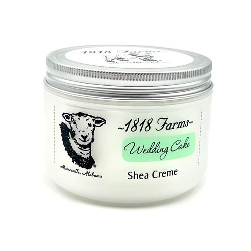 1818 Farms Shea Creme, 8 Fluid Ounces, Wedding Cake