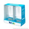 Tervis Made in USA Double Walled Fiesta Insulated Tumbler Cup Keeps Drinks Cold & Hot, 24oz - 2pk, Sunny Stripes