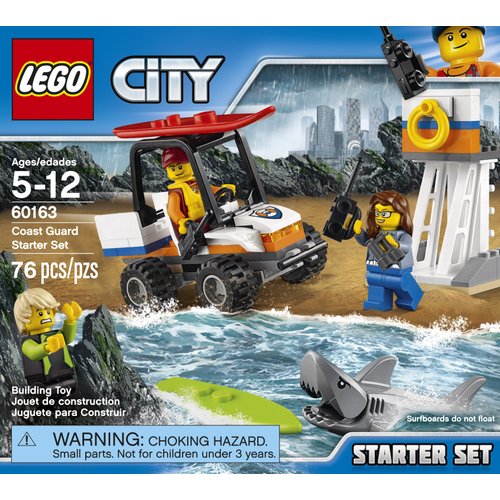 LEGO City Coast Guard Coast Guard Starter Set 60163 Building Kit (76 Piece)