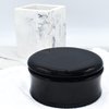 Parker Genuine Mango Wood Hand Carved Shave Soap Bowl - Black Lacquer
