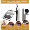 DIY Lash Extension Kit at Home, 20D/56D 9-14mm Cluster Lashes Mixed, DIY Eyelash Extension Kit for beginners Resuable 3D Effect Cluster Individual Lashes Kit with Applicator and Bond & Seal Remover