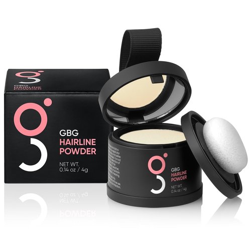 Hairline Powder Instantly Conceals Hair Loss, Root Touch Up Hair Powder, Hair Toppers for Women & Men, Hair Fibers for Thinning Hair, Root Cover Up, Stain-Proof 48 Hour Formula (Light Blonde)