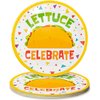 Fun Express TACO DINNER PLATE - Party Supplies - 8 Pieces