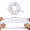 Semato 16 Pack White Velvet Scrunchies Hair Ties Elastics Ponytail Holder Hair Bands Scrunchie Accessories for Women and Girls