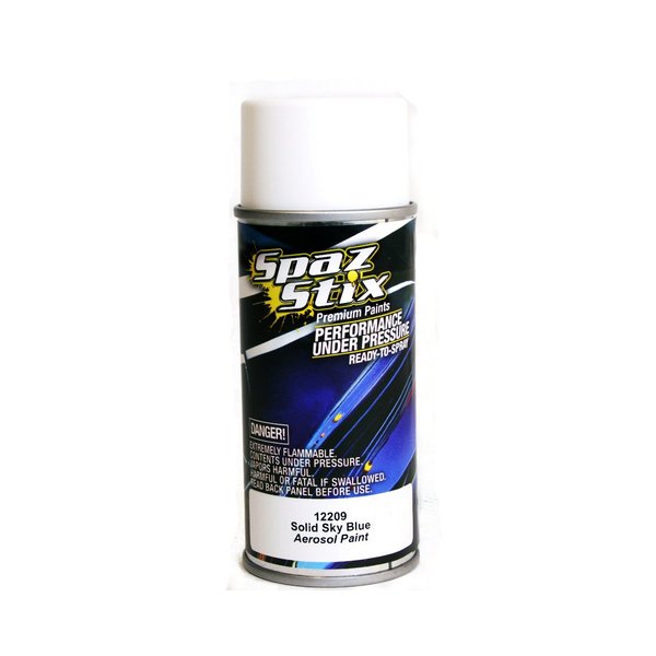 Spaz Stix Solid Aerosol Paint, Sky Blue, 3.5-Ounce