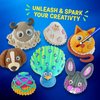 Kids Sea Shell Painting Kit - Arts & Crafts Gifts for Boys and Girls - Easter Craft Activities Kits - Creative Art Activity Gift Toys for Age 4, 5, 6, 7, 8, 9, 10, 11 & 12 Year Old 4-6, 4-8, 8-12