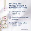 Dove Hair Therapy Shampoo For Thin, Fine Hair Strength and Fullness Boost Sulfate Free Shampoo for 2X Visibly Fuller, Thicker Hair 13.5 oz