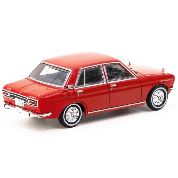 Bluebird 1600SSS (P510) RHD (Right Hand Drive) Red J Collection Series 1/64 Diecast Model by Tarmac Works JC64-004-RD