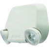 Lithonia Lighting Basics Low Profile Emergency Light, LED Emergency Lights for Business, Ceiling or Wall mount, White Thermoplastic, 120/277V Dual Voltage (EU2L M12)