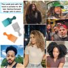 6 Pack Hair Picks for Curly Hair, 6.3 Inch Plastic Afro Pick for Women Men Hair Styling, Wide Tooth Afro Comb for Hairdressing (6 Colors)