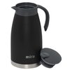 MIRA Stainless Steel Thermal Coffee Carafe, Double Wall Insulated Vacuum Flask, Tea, Water, and Coffee Dispenser, 1.5 Liter / 50oz, Black