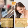Chestnut Brown Hair Dye Shampoo 3 in 1 for Men Women, Natural Hair Color Shampoo for 100% Gray Coverage, Brown Hair Colors in 10-15 mins, Shampoo Para Canas Hair Dye Shampoo 16.9 Fl Oz(Chestnut Brown)