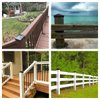 4X4(3.5in x 3.5in) Wood Fence Post Caps, PP Plastic Water-Proof UV-Proof, Keep Post from Cracking and Rotting,for Decks or Corridors,Outdoor Post Caps Cover, Fence Wood Post (6pcs, Black）