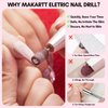 Makartt Portable Nail Drill Machine 20000RPM Electric Nail File Eirenee Professional E Filer Manicure Tool Set with 6pcs Nail Drill Bits for Acrylic Nails Gel Polish Removing, Nail Tech Home DIY Use