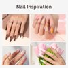 MelodySusie Builder Nail Base Gel Builder Gel for Nails Thickening, Soak Off UV Gel,Extension Gel Rhinestone Nail Glue Gel in a Bottle for Nail Art Design Gift for Women