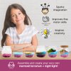 Mermaid Light Up Terrarium Kit for Kids I DIY Mermaid Toys Craft Kits for Kids I Night Light for Kids Crystal Growing Kit I Terrarium Jar for Kids I Birthday Gifts for Girls Age 4-12