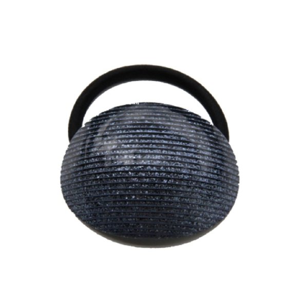 Di Prima Elastic Handmade Glitter Top Hair Styling Accessory, Navy