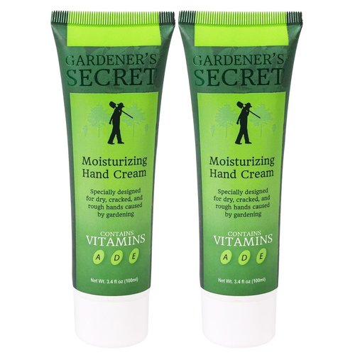 Gardener’s Secret Moisturizing Hand Cream - 3.4 fl. oz. - 2 Pack -Infused With Vitamins A, D, and E - Heals Dry, Cracked, and Rough Hands - Ultra Hydration, Super Soft - Pleasant, Therapeutic Aroma