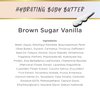 LaLicious Brown Sugar Vanilla Body Butter - Hydrating Body & Skin Moisturizing Cream with Whipped Shea Butter, Vitamin E, Cucumber Extract & Apricot Oil - No Parabens (8oz)