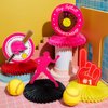 Chinco 12 Pcs Softball Party Decorations Softball Honeycomb Centerpieces Tables Centerpieces for Softball Birthday Party Decorations Table Toppers Sports Themed Table Toppers