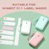 NIIMBOT Direct Thermal Label D11 Label Maker Tape Adapted Label Print Paper Standard Laminated Office Labeling Tape Replacement Pure Color White