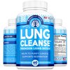 Lung Support Supplement - Natural Capsules for Lung Cleanse and Detox - Made in USA - Respiratory System; Mucus Clear - Vegan Supplement for Lung Detox; Respiratory Support - 60 Capsules
