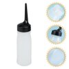 PACKOVE Hair Coloring Bottle 3pcs Hair Dye Squeeze Bottle Clear Hair Dye Bottle Hair Salon Bottles Dye Applicator Bottle Hair Oil Dispenser (Size S) Refillable Shampoo Bottle