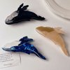 Whale Hair Clips,Cellulose Acetate Hair Clips,Small Claw Clips for GirlHair Accessories for Women,Black