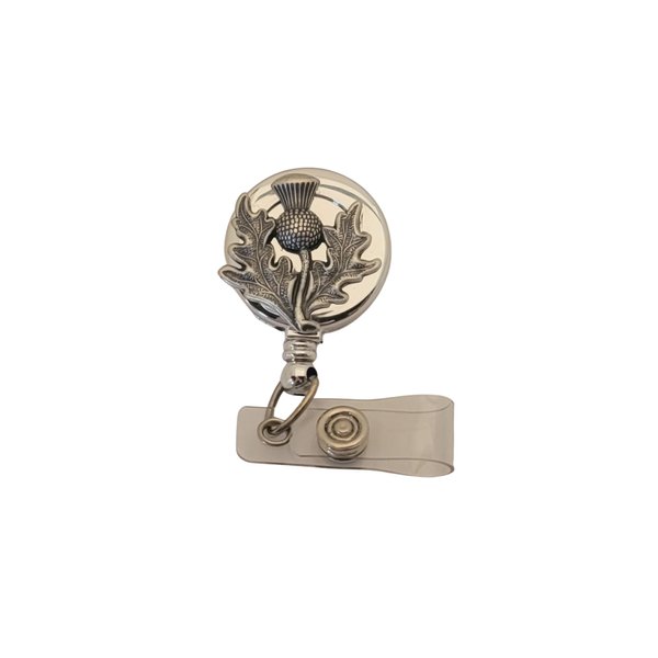 Handmade Scottish Thistle Badge Holder