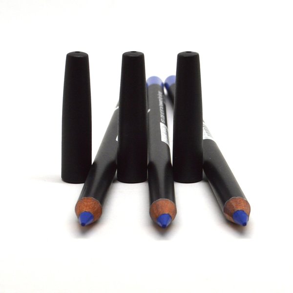 Italia Deluxe 3 PCS of Ultra Fine Eye liner Pencil Lip Eyeliner Set Pick Color + Free ZipBag (1015 Royal Blue [3pcs])