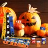 Halloween Slap Bracelets for Kids, 100 Halloween Bracelet Toys Bulk For Kids Girls Boys, Trick or Treat Party Favors, Classroom Prizes, Exchanging Gifts, Halloween Party Gift Treat Bag Filler Supply