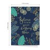 Believe You Can Note Cards / 24 Inspirational Floral Notes With White Envelopes / 3 1/2" x 4 7/8" Motivational Greeting Card Pack/Made In The USA