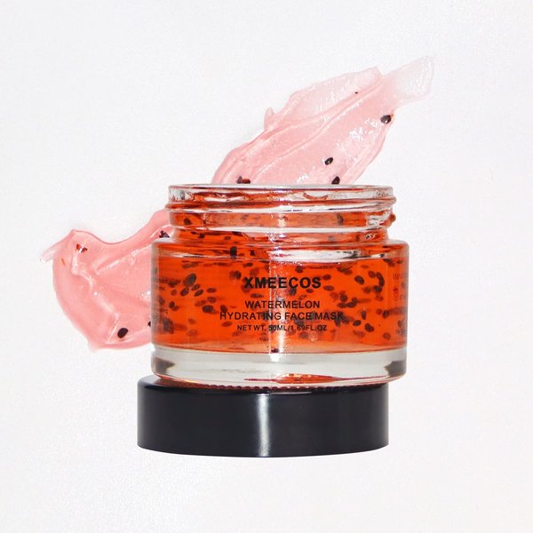 XMEECOS Watermelon Hydrating Face Mask Moisturizing Softening Cruelty free| watermelon Extract| Smooth Skin| Brightening with Niacinamide