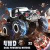 BEZAR Remote Control Monster Truck - Amphibious Remote Control Car for Kids, All Terrain 4WD Off-Road RC Trucks with 2 Rechargeable Batteries, Christmas Birthday Gifts Toys for Boys & Girls Age 4-12