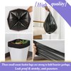 Hommaly 3 Gallon Small Black Trash Bags, 180 Count, Leakproof and Strong, Ideal for Office, Kitchen, Bathroom, and More
