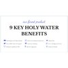 Holy Water Pope Francis Vial ✞ Pope Blessed Portable Bottle ✞ The Only Authentic Certified Holy Water Font Online ✞ Vatican Direct Baptism Wedding Christian Catholic God Jesus Religious (PopeMary)