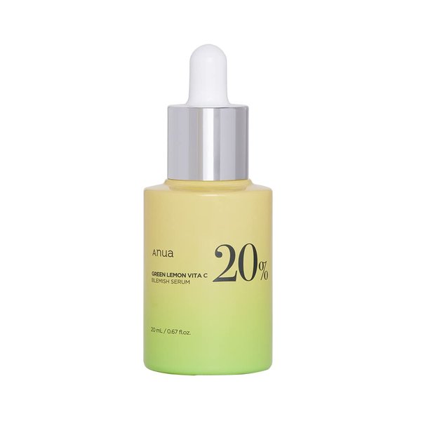 Anua Green Lemon Vitamin C Serum with Vitamin E, Hyaluronic & Ferulic Acid 0.67 fl.oz / 20ml
