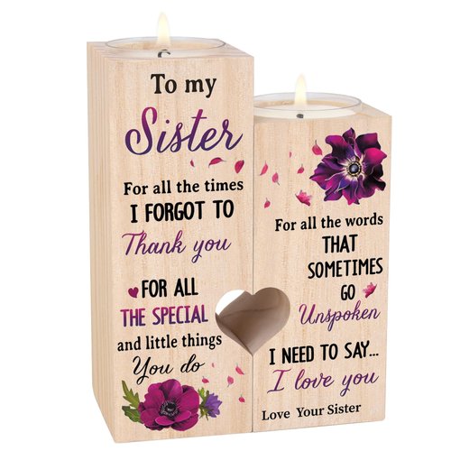 Sisters Gifts from Sister - Sister Birthday Gifts from Sister, Unique Gifts for Sister, Best Sister Gift Ideas for Christmas Thanksgiving, Personalized Thank You Gifts(to My Sister)