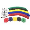 Left Right Center Dice Game Prime Set Bundle with 3 Dices + 30 Chips. Round Tube Storage is Very Convenient for Travel. Easy to Store, Carry Around. (5 Pack)